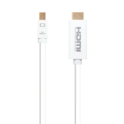 Nanocable Cable Conversor Mini DisplayPort a HDMI 2m Nanocable Cable Conversor Mini DisplayPort a HDMI 2m