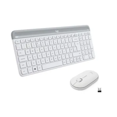 Logitech MK470 Slim Combo Teclado + Ratón Inalámbricos Blanco Logitech MK470 Slim Combo Teclado + Ratón Inalámbricos Blanco