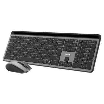 Ngs kit teclado y raton multifuncion recarg.