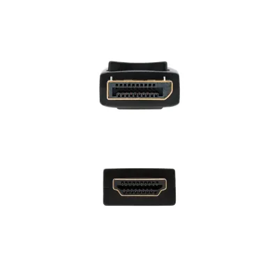 Nanocable Cable Conversor DisplayPort a HDMI Negro 2m Nanocable Cable Conversor DisplayPort a HDMI Negro 2m