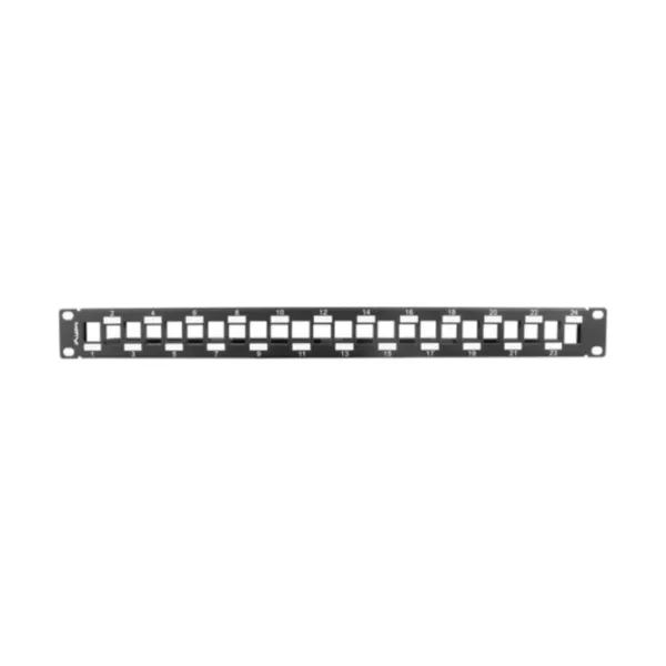 Lanberg PPKS-1224-B panel de parcheo 1U