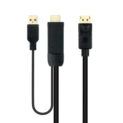 Nanocable Cable Conversor HDMI 2.0 a DisplayPort V1.2 1.8m Negro