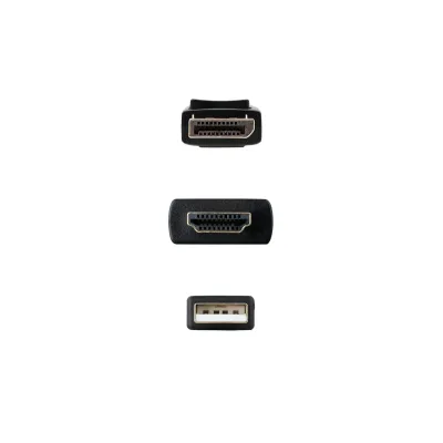 Nanocable Cable Conversor HDMI 2.0 a DisplayPort V1.2 1.8m Negro