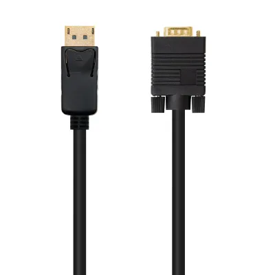 Nanocable Cable Conversor DisplayPort a VGA Negro 2m Nanocable Cable Conversor DisplayPort a VGA Negro 2m