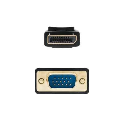 Nanocable Cable Conversor DisplayPort a VGA Negro 2m Nanocable Cable Conversor DisplayPort a VGA Negro 2m