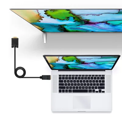 Nanocable Cable Conversor DisplayPort a VGA Negro 2m Nanocable Cable Conversor DisplayPort a VGA Negro 2m