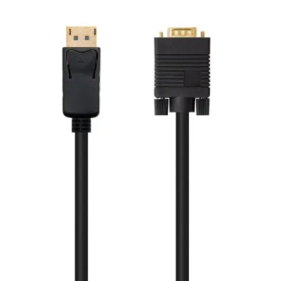 Nanocable Cable Conversor DisplayPort a VGA Negro 2m Nanocable Cable Conversor DisplayPort a VGA Negro 2m