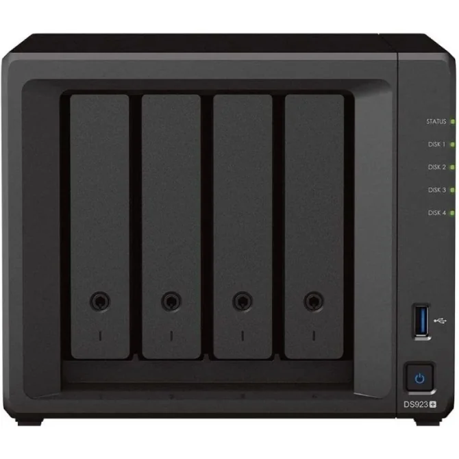 NAS Synology Diskstation DS923+/ 4 Bahías 3.5'- 2.5'/ 8GB DDR4/