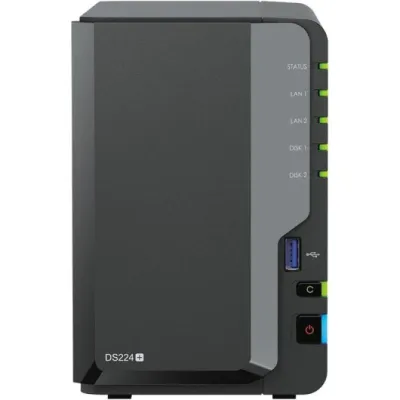 NAS Synology Diskstation DS224+/ 2 Bahías 3.5'- 2.5'/ 6GB DDR4/