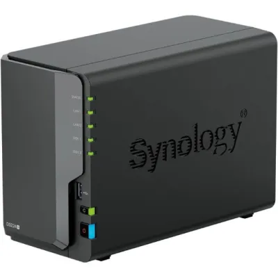 NAS Synology Diskstation DS224+/ 2 Bahías 3.5'- 2.5'/ 6GB DDR4/