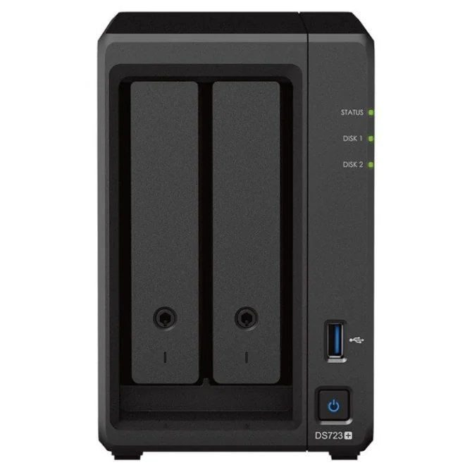 NAS Synology Diskstation DS723+/ 2 Bahías 3.5'- 2.5'/ 16GB