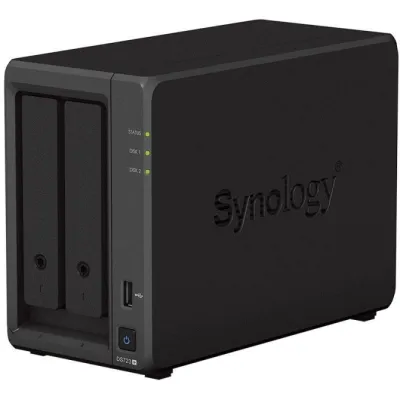 NAS Synology Diskstation DS723+/ 2 Bahías 3.5'- 2.5'/ 16GB