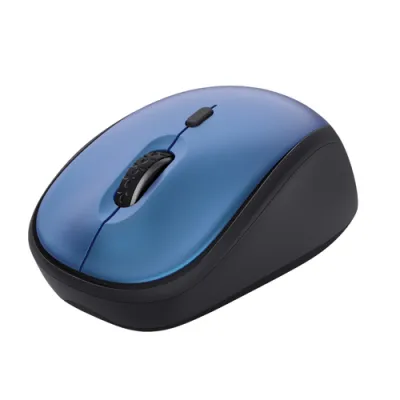Trust Yvi+ Ratón Óptico Inalámbrico Silencioso Eco 1600DPI Azul