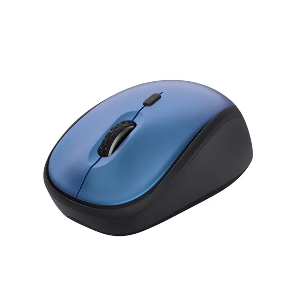Trust Yvi+ Ratón Óptico Inalámbrico Silencioso Eco 1600DPI Azul