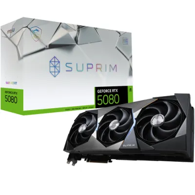MSI SUPRIM GeForce RTX5080 16G SOC NVIDIA GeForce RTX 5080 16