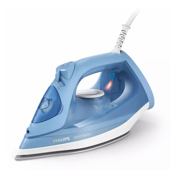 Philips 3000 series DST3020/20 Plancha a vapor Suela de cerámica 2200 W Azul