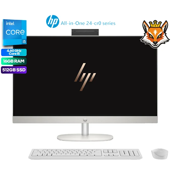 HP All-in-One 24-cr0105ns 24" Intel Core i5-1335u 16GB 512GB SSD FreeDOS
