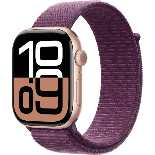 Apple Watch Series 10 OLED 46 mm Digital 416 x 496 Pixeles Pantalla táctil Oro rosa Wifi GPS (satélite)