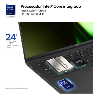 LG Gram 14Z90S Intel Core Ultra 5 125H Portátil 35,6 cm (14")