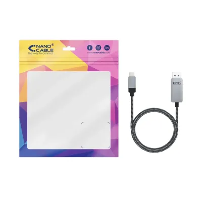 Nanocable Cable Conversor USB-C Macho a DisplayPort Macho 1.8m
