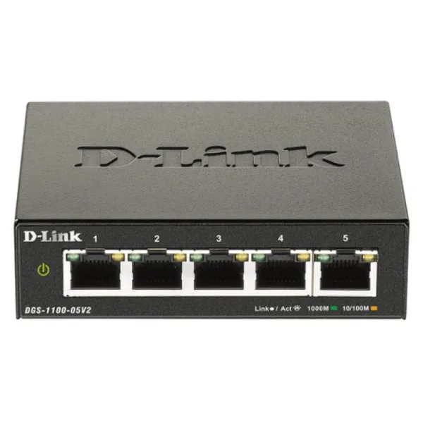 D-Link DGS-1100-05V2 Switch 5 Puertos RJ45 Gigabit