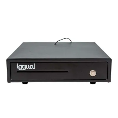 Iggual IRON-15 Cajón Portamonedas 37cm 4+8 Negro