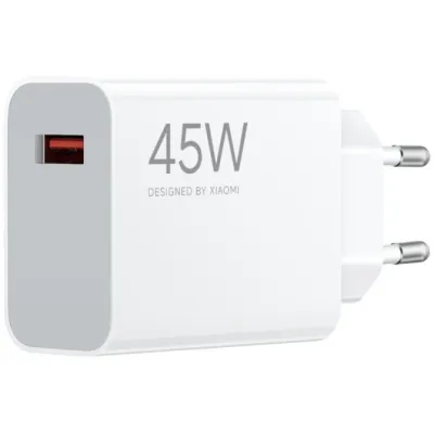 Xiaomi Adaptador de Corriente de Carga Rápida 45W USB-A Blanco
