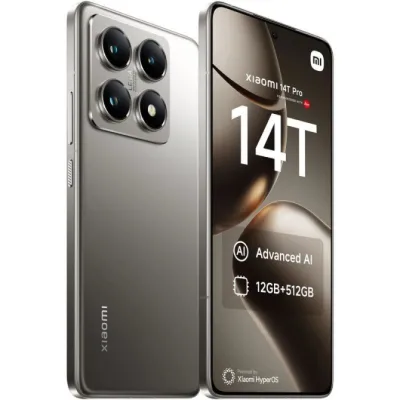 Smartphone Xiaomi 14T Pro 12GB/ 256GB/ 6.67'/ 5G/ Gris Titanio