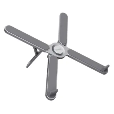 Soporte Elevador Metalico Portatil Plegable Mazy Gris Trust