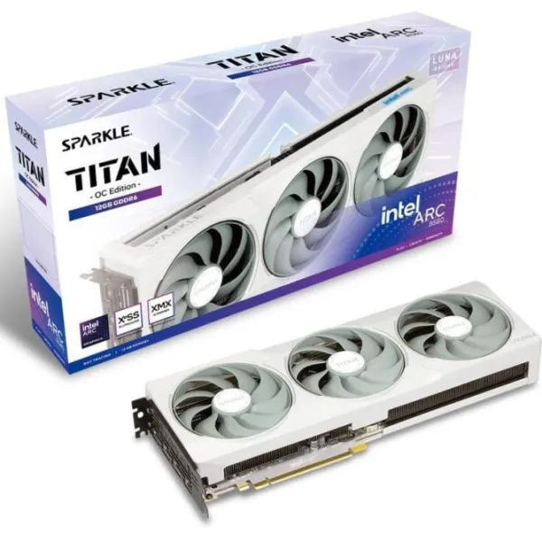 Sparkle Intel Arc B580 Titan Luna OC Edition/ 12GB GDDR6