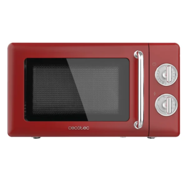 Cecotec ProClean 3110 Retro Microondas con Grill 20L 700W Rojo
