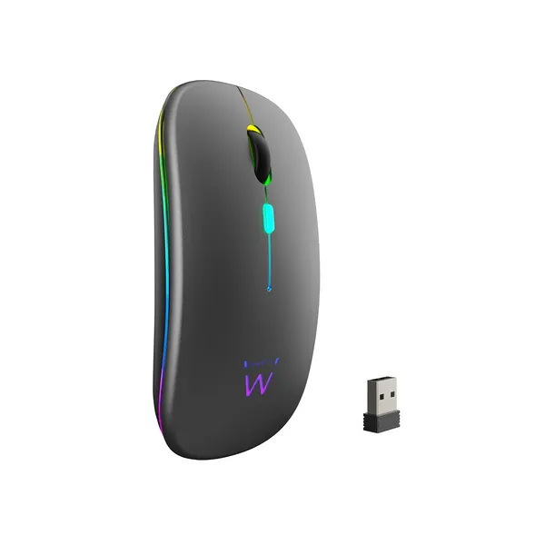 Ewent EW3242 ratón Universal Ambidextro RF Wireless + Bluetooth Óptico 1600 DPI