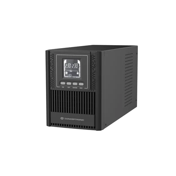 Conceptronic ZEUS52ES1K sistema de alimentación ininterrumpida (UPS) Doble conversión (en línea) 1 kVA 900 W 3 salidas AC
