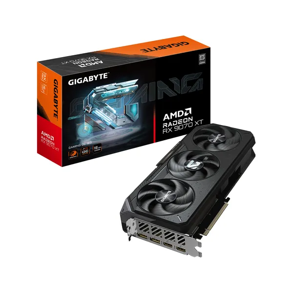 Tarjeta Gráfica Gigabyte AMD Radeon RX 9070 XT GAMING OC 16GB GDDR6 FSR 4