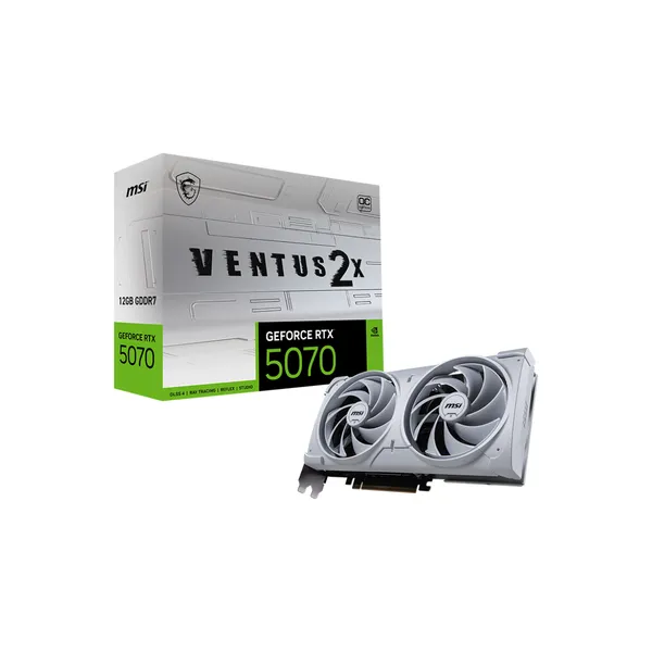 MSI GeForce RTX 5070 VENTUS 2x OC White 12GB GDDR7 Reflex 2 RTX AI DLSS4