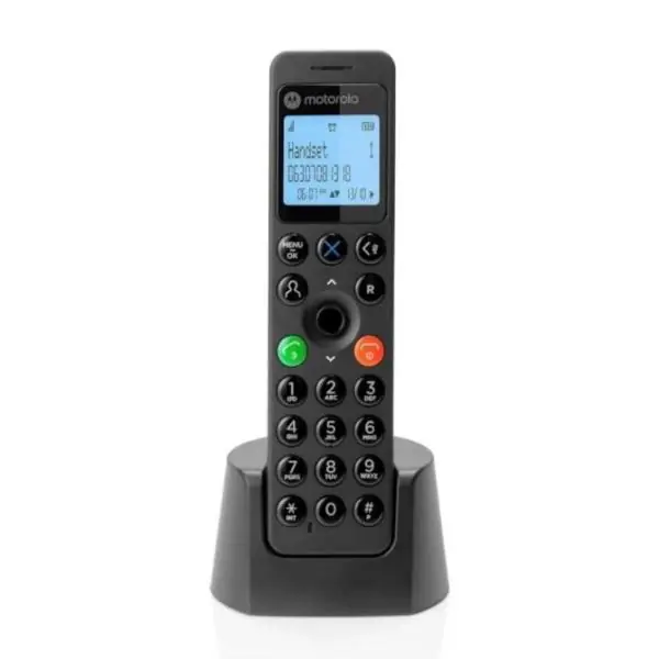 Motorola DOT201 Teléfono inalámbrico DECT Negro
