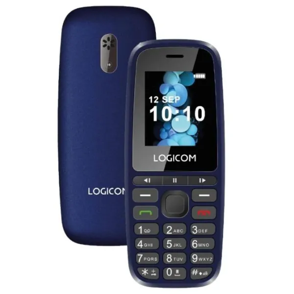 Logicom posh 402 móvil básico 4g 1.77" ds bt azul