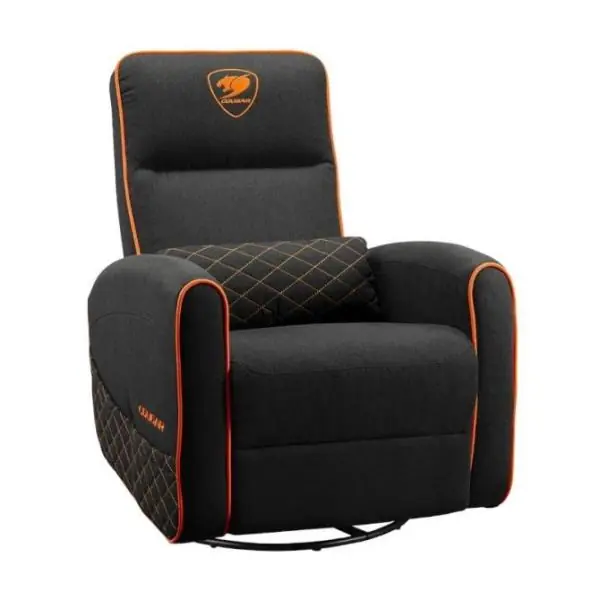 Cougar FIDOM Lino-Negro Sillon Balanceable, reclinarte 160º