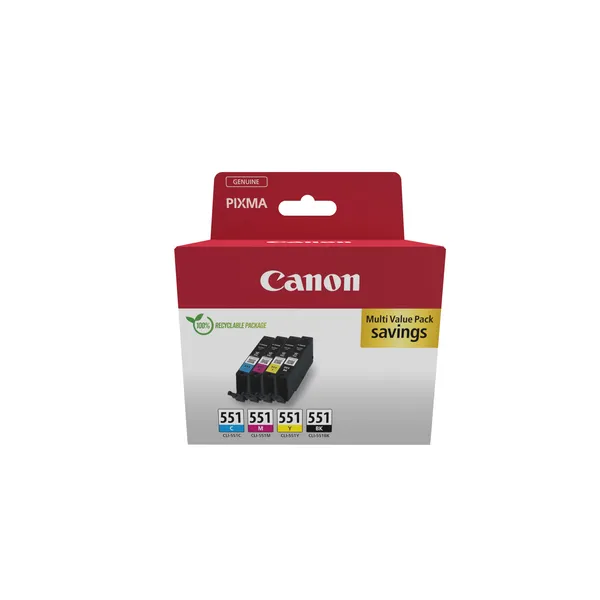 Canon 6509B015 cartucho de tinta 1 pieza(s) Original Negro, Cian, Magenta, Amarillo