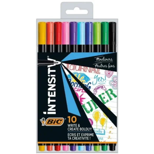 Rotuladores Punta Fina Bic Intensity Fine CEL1011727/ Colores Surtidos