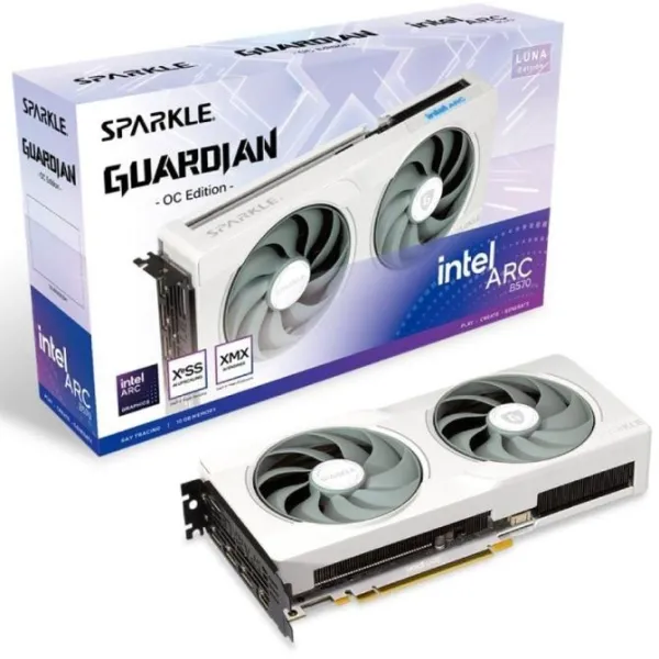 Sparkle Intel Arc B570 Guardian Luna OC Edition/ 10GB GDDR6