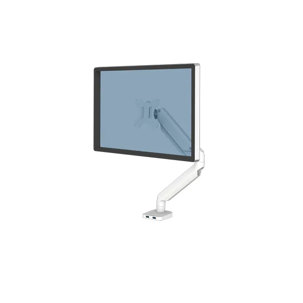 Fellowes Brazo para Monitor Individual Platinum Series 32" 100x100 Max 8Kg Blanco 