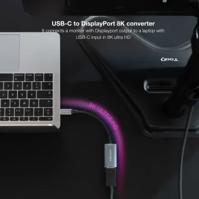 Nanocable Cable Conversor USB Tipo-C Macho a DisplayPort Hembra