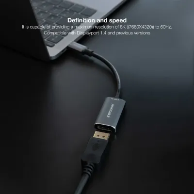 Nanocable Cable Conversor USB Tipo-C Macho a DisplayPort Hembra