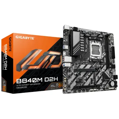 GIGABYTE B840M D2H Placa base - Procesadores AMD Ryzen 9000