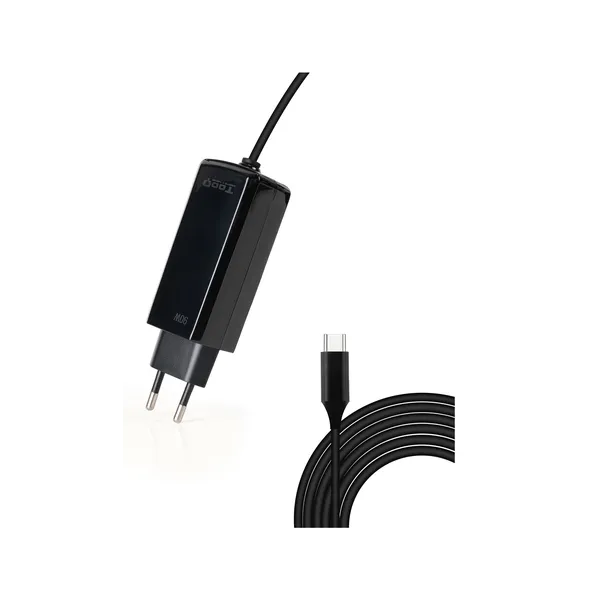 Cargador Automatico Portatil Gan Usb-c Pd 3.0 90w Cubico Negro Tooq