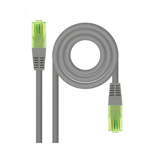 Cable De Red Latiguillo Utp Cca Cat6 Awg26 0.25 M Gris Nanocable