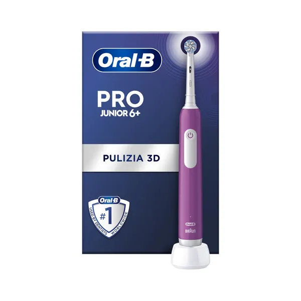 Oral-B Junior 8006540742891 cepillo eléctrico para dientes Niño Cepillo dental giratorio Púrpura