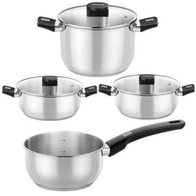 Pack Batería de Cocina Elite Monix M240001/ Cazo Ø14cm/ Ollas Pack Batería de Cocina Elite Monix M240001/ Cazo Ø14cm/ Ollas
