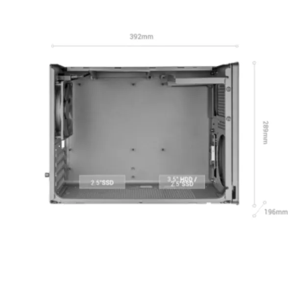 Torre PC Mars Gaming Mc-xps Minitorre Microatx Cristal Templado Ventilador Frgb Trasero120mm Usb-c N